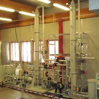 1 Pilot plant, stripping and absorption of ammonia